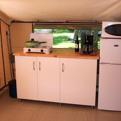 CANVAS AND WOOD TENT 4 people - Lodge Nature - Without sanitary facilities