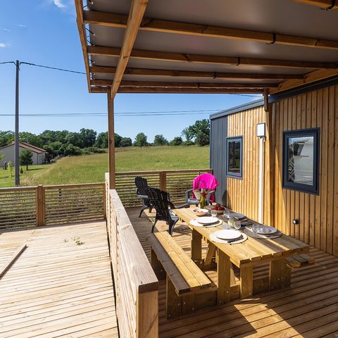 MOBILHEIM 4 Personen - Cottage Terrasses du Causse - Zugang für Behinderte