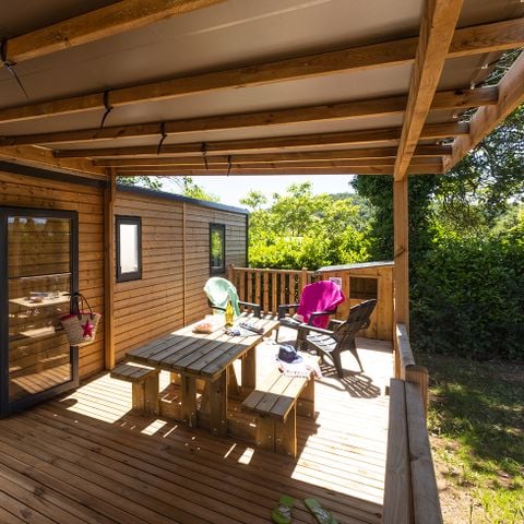 Stacaravan 4 personen - Cottage P'tit Quercynois - PMR toegang