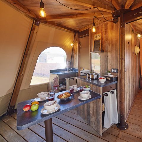 UNUSUAL ACCOMMODATION 4 people - Tipi Insolite Premium 2 bdrm. - BATHROOM