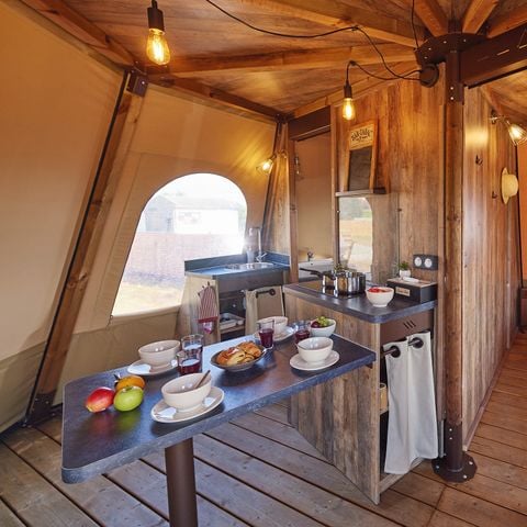 UNIEKE ACCOMMODATIE 4 personen - Tipi Insolite Premium 2 slk. - BADKAMER