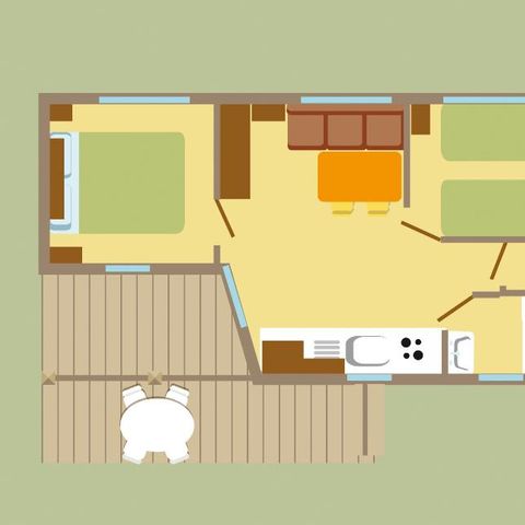 MOBILE HOME 4 people - COMFORT