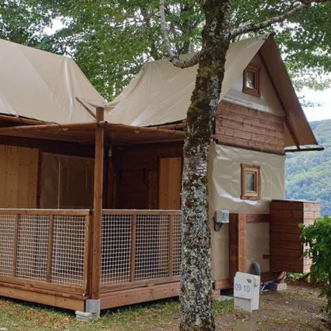 Lodge 4 personen - LODGE CONFORT AVENTURE 2 slaapkamers 4/5pers - 25m2