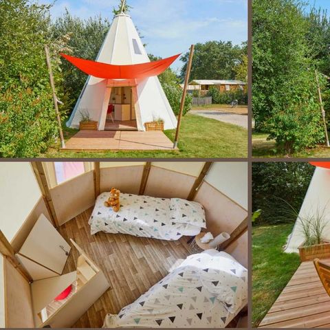 UNUSUAL ACCOMMODATION 5 people - TIPI HOME 3bed 5pers - without bathroom - 34m2