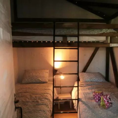 TENTE TOILE ET BOIS 5 personnes - Cabane Lodge Africa 3 Pièces 5 Personnes