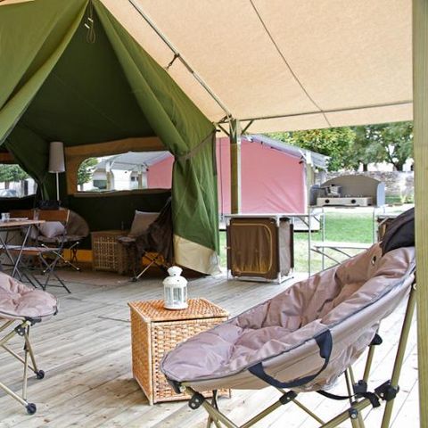 CANVAS AND WOOD TENT 5 people - NATURE COMFORT