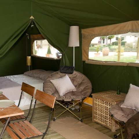 TENDA IN TELA E LEGNO 5 persone - COMFORT NATURALE