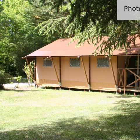 CANVAS AND WOOD TENT 4 people - Lodge Tent