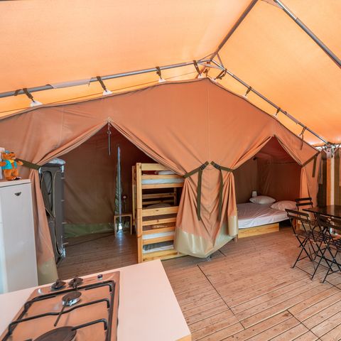 tent 5 personen - Ciela Nature tent - 2 slaapkamers (geen sanitair)