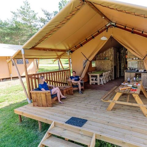 LODGE 6 people - Ciela Nature Lodge tent - 2 bedrooms - Fitted kitchen - Bathroom