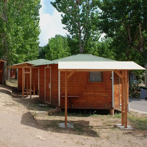 Chalet 2 Personen - Mini, ohne Wasser und sanitäre Einrichtungen