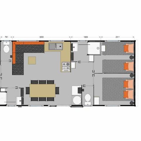 MOBILHOME 8 personas - Nirvana Premium