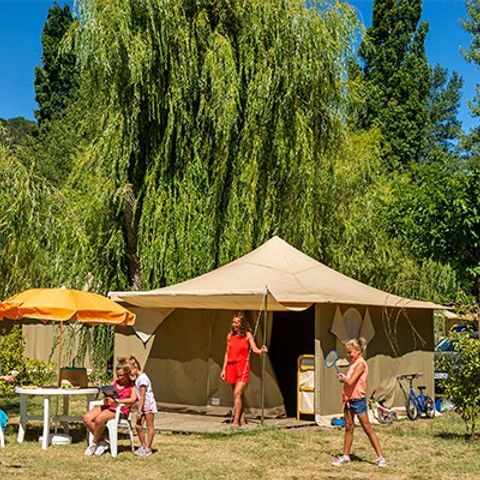 TENDA IN TELA E LEGNO 5 persone - Explorer | 2 Camere da letto | 4/5 Persone | Senza bagno