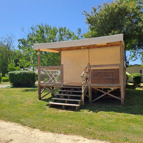 BUNGALOW DE LONA 4 personas - Lodge Le Carrélys 27m² 2 Habitaciones 2019 - sin baño privado