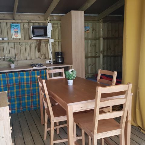 CANVAS BUNGALOW 4 people - Lodge Le Carrélys 27m² 2 Bedrooms 2019 - without private bathroom