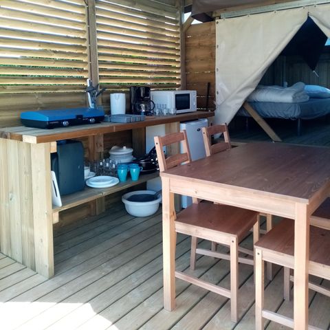 BUNGALOW 4 people - Lodge COP'CAMP 18m² 2 rooms 2020 without private bathroom