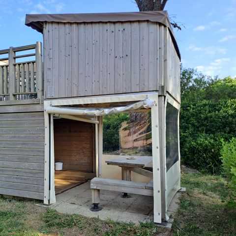 UNIEKE ACCOMMODATIE 2 personen - Hut op palen Campétoile 10 m² 1 kamer 2019 (zonder eigen sanitair)