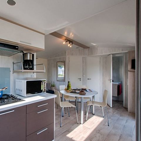 Stacaravan 4 personen - Mobile-home | Comfort XL | 2 slaapkamers | 4 pers. | Terras | TV