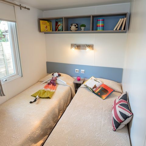 MOBILHOME 6 personas - Mobil home | Confort | 3 Dormitorios | 6 Pers | Terraza elevada | Aire acondicionado | TV