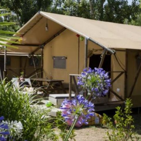 TENTE TOILE ET BOIS 5 personnes - Super Lodge | Super Lodge | 2 Ch. | 5 Pers. | Clim.