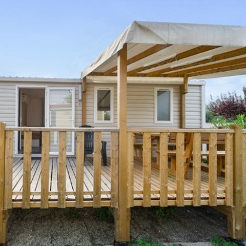 MOBILHOME 4 personnes - Mobil-home | Comfort | 2 Ch. | 4 Pers. | Terrasse surélevée | Clim.