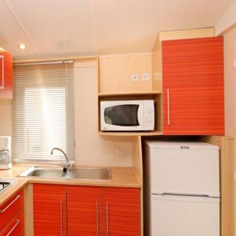 Stacaravan 5 personen - Mobile-home | Comfort | 2 Slaapkamers | 5 Pers. | Single terras | Air-con.