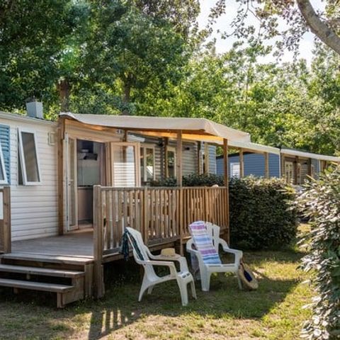 MOBILHOME 6 personnes - Comfort XL | 3 Ch. | 6 Pers. | Terrasse surélevée | Clim.