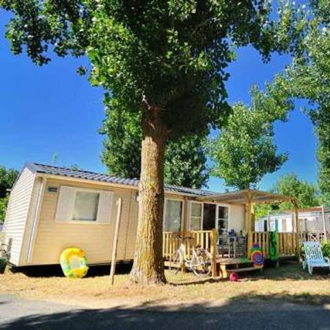 Stacaravan 6 personen - Mobile-home | Comfort XL | 3 slaapkamers | 6 pers. | Verhoogd terras | Airconditioning