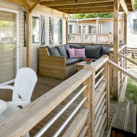 MOBILHOME 6 personnes - Mobil-home | Premium | 2 Ch. | 4/6 Pers. | Terrasse Lounge | Clim.