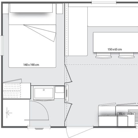 MOBILE HOME 6 people - COMFORT