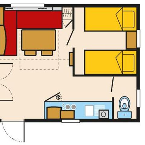 MOBILE HOME 4 people - Comfort Ohara 24 m² +terrace