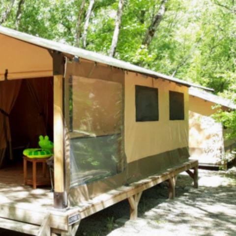 TENTE TOILE ET BOIS 5 personnes - Lodge Victoria