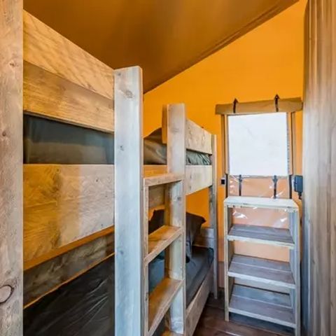 TENTE TOILE ET BOIS 4 personnes - Woody Lodge 3 Pièces 4 Personnes