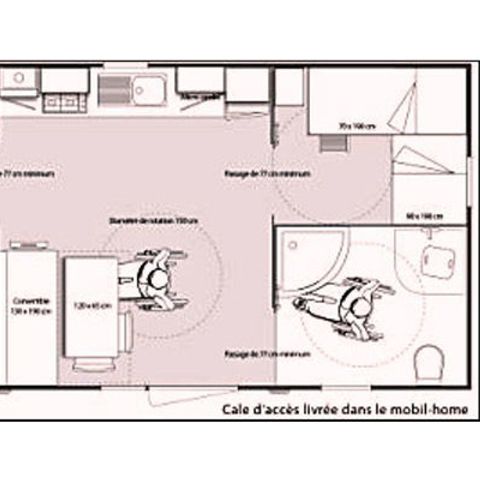 MOBILHOME 6 personnes - Easy/PMR 4/6P