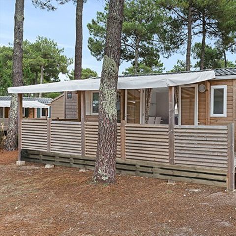 STACARAVAN 6 personen - Mobile-home | Comfort XL | 3 slaapkamers | 6 pers. | Verhoogd terras | Airconditioning