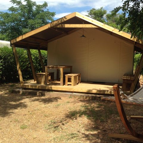 BUNGALOW TOILÉ 5 personnes - FREEFLOWER CONFORT, sans sanitaires