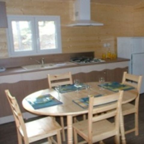 CHALET 7 people - COMFORT CHALET WITHOUT AIR CONDITIONING 2 bedrooms, 35 m², 2 bedrooms, 35 m².