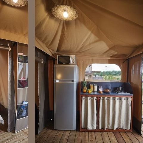 Bungalowtent 5 personen - Bung Toilé Nomade 2 sl.k. 5 pers