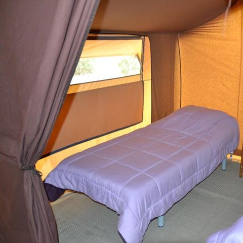 CANVAS AND WOOD TENT 4 people - Safari Confort 25m² (2 bedrooms) 4 pers