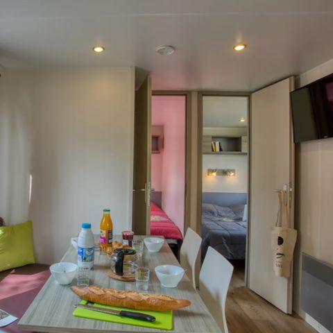 CASA MOBILE 4 persone - Casa mobile Challans Confort (2 camere) - terrazza coperta + TV 4 pers.