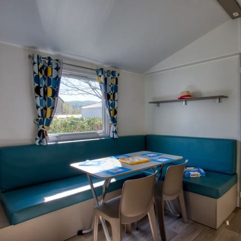 Stacaravan 4 personen - Stacaravan Bahamas Confort 26m² (2 kamers) - overdekt terras + TV 4 pers.