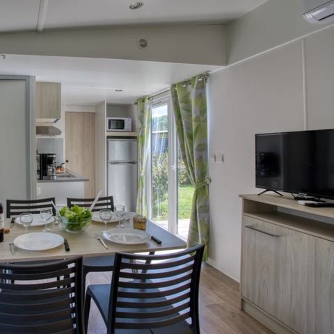 MOBILHOME 4 personas - Mobil home Campbell Premium 34m² (2 habitaciones) - aire acondicionado + lavavajillas + TV 4 pers.