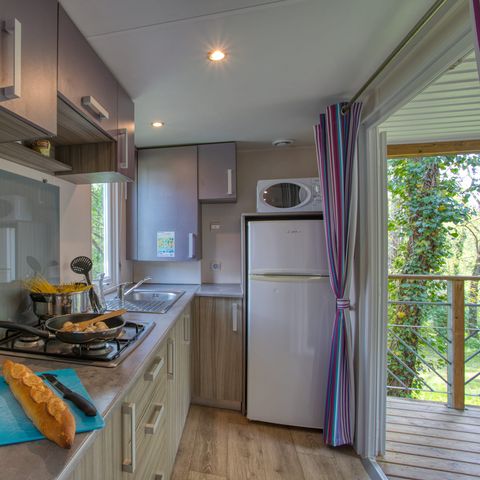 MOBILE HOME 6 people - Mobile-home Cayuga Confort 41m² (3 bedrooms) - covered terrace + TV