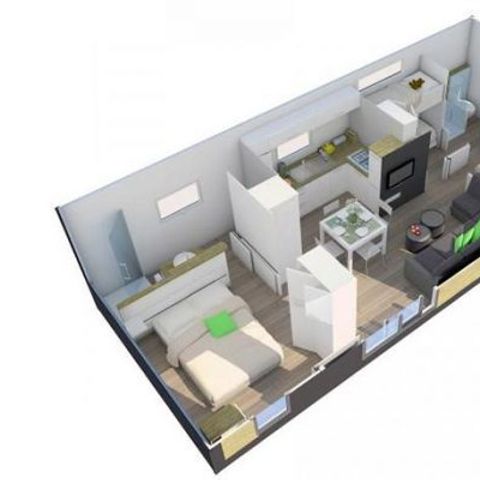 MOBILE HOME 6 people - Loisir Prestige Taos 40m² 3bed