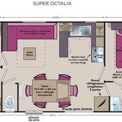 MOBILHEIM 8 Personen - Super Octalia