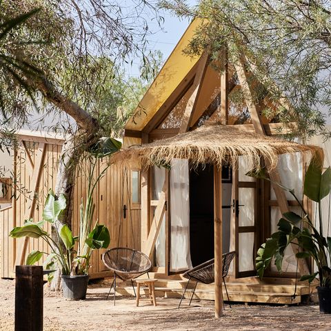 TENTE TOILE ET BOIS 4 personnes - Glamping