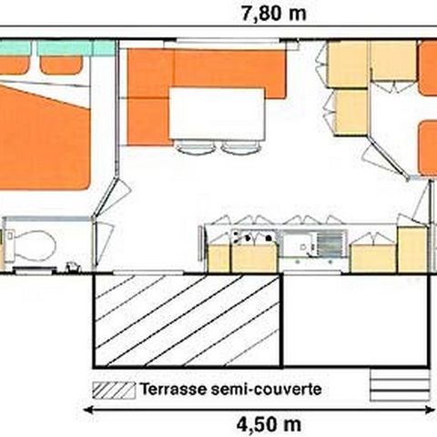 MOBILE HOME 4 people - MRI Titania 4-6 persons