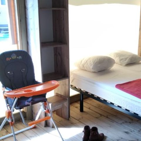 TENTE TOILE ET BOIS 4 personnes - Ecolodge (sans sanitaires)