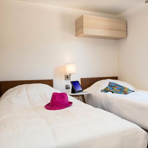 Stacaravan 6 personen - VIP Cottage 4 kamers 6 personen Airconditioning + TV