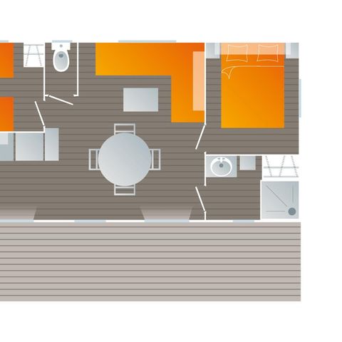 MOBILHOME 4 personas - LUJO PRESTIGIO